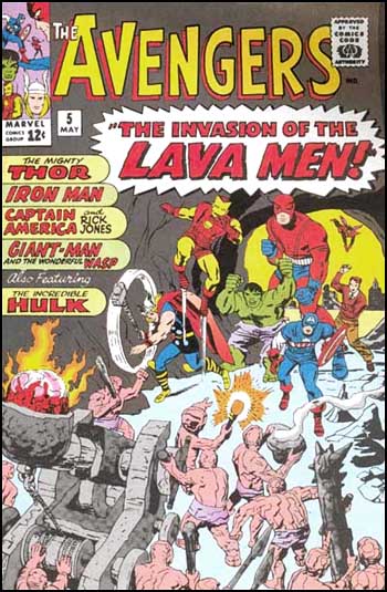 [Original Cover] The Avengers #5 (J.Kirby/V.Colletta)