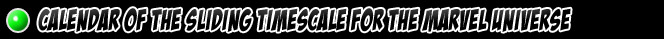 AVENGERS CHRONOLOGY PROJECT CALENDAR