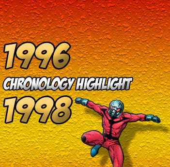 Dalla finale della battaglia contro Onslaught all'arrivo di Occhio di Falco a capo dei Thunderbolts